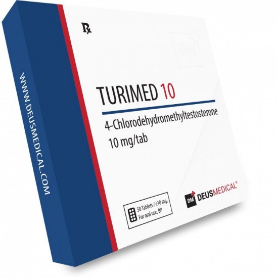 TURIMED 10 (Chlorodehydromethyltestosterone) Deus Medical