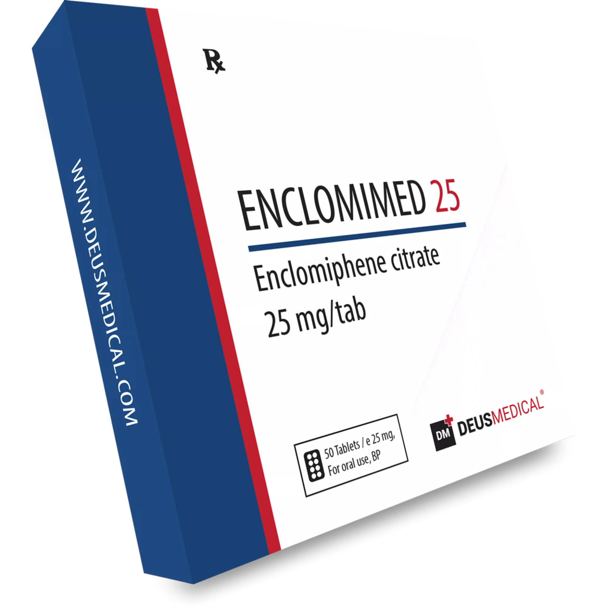 ENCLOMIMED 25 (ENCLOMIPHENE CITRATE) Deus Medical